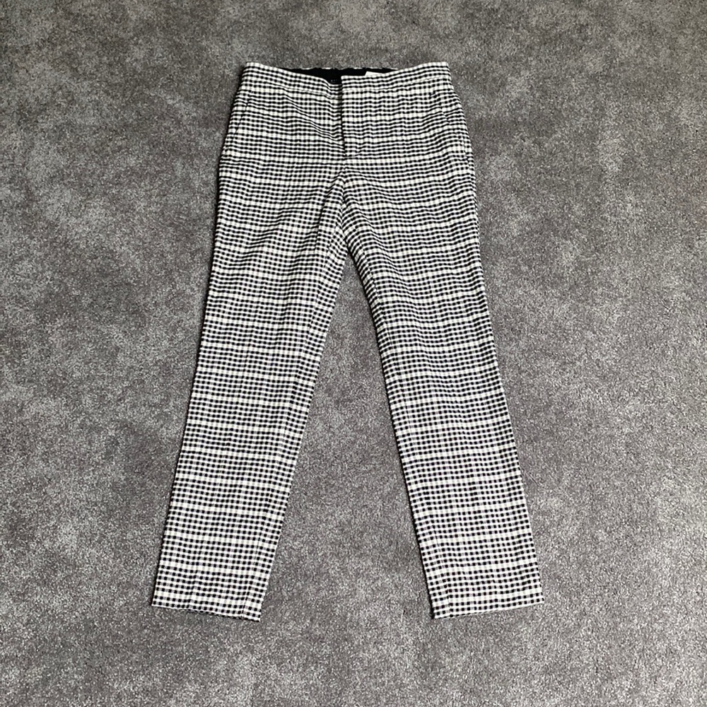 Black and White Zara Dress Pants